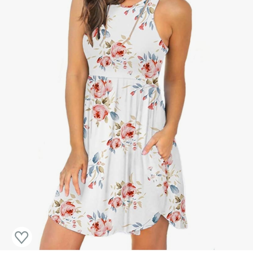 Longyuan T-Shirt Floral Sundress
